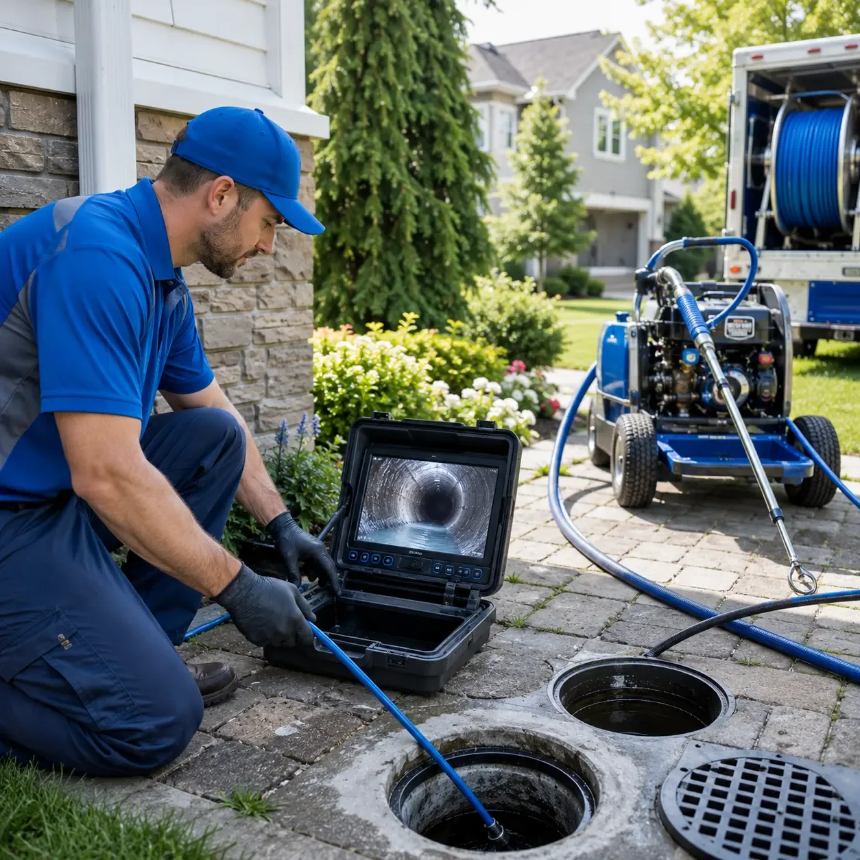 Outdoor drain cleaning professionals serving Horseshoe Bay, TX